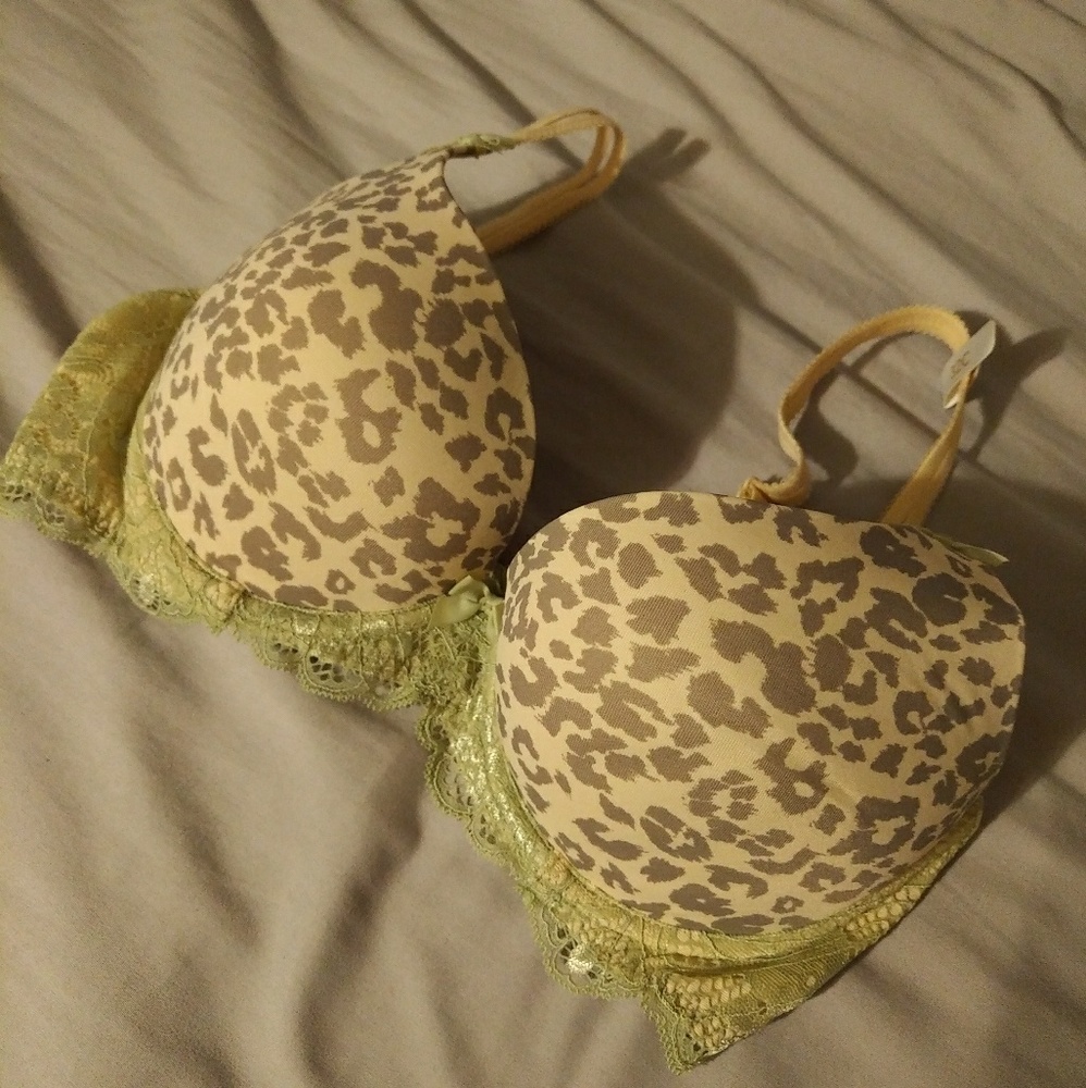 NWOT Modern Movement Leopard Print Bra